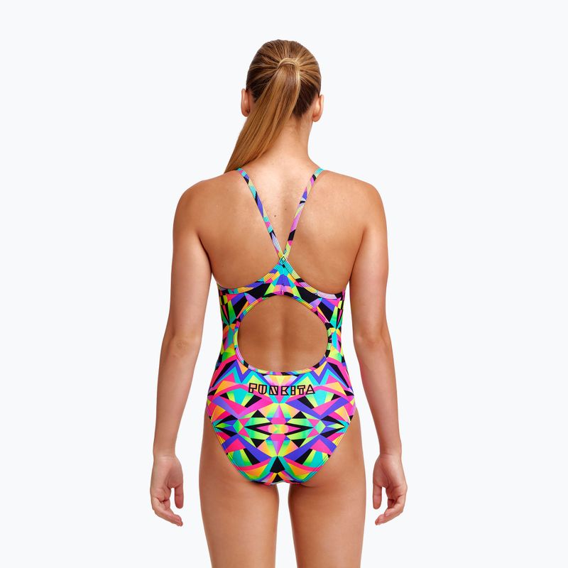 Strój pływacki jednoczęściowy dziecięcy Funkita Diamond Back One Piece crystal eyes 4