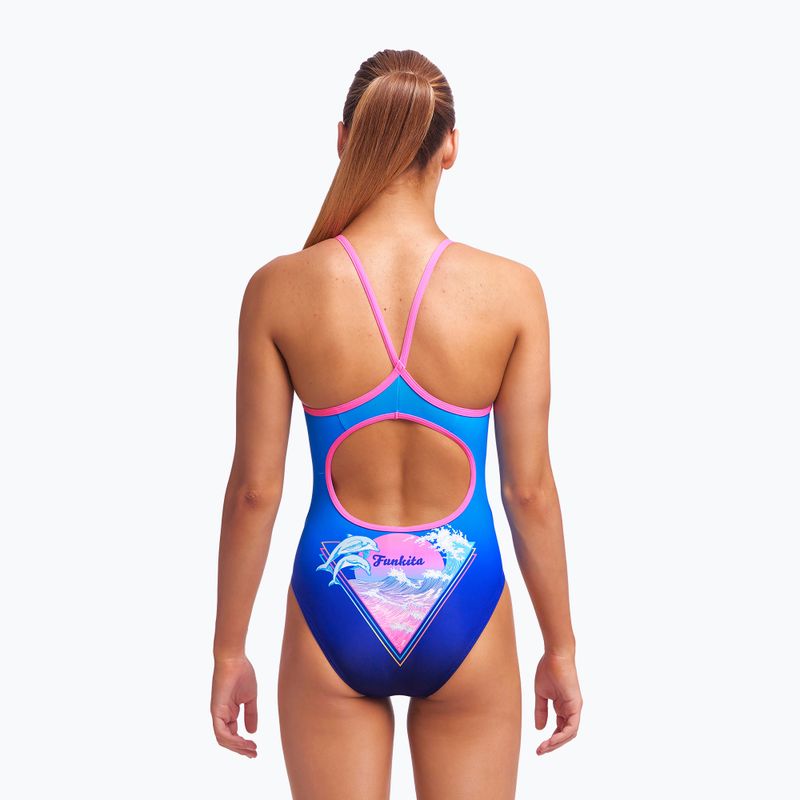 Strój pływacki jednoczęściowy dziecięcy Funkita Diamond Back One Piece flying flipper 4