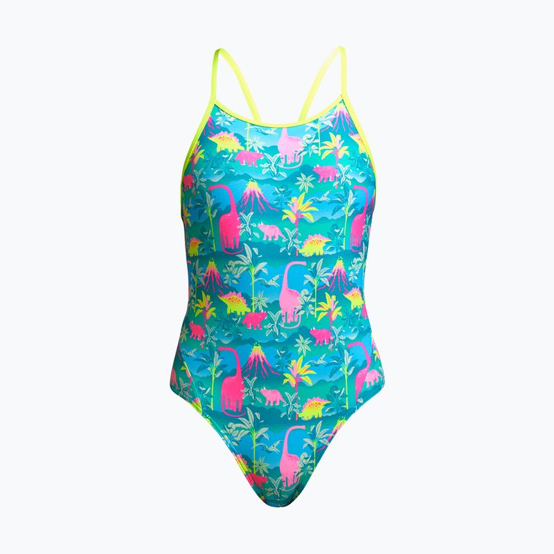 Strój pływacki jednoczęściowy dziecięcy Funkita Diamond Back One Piece prehistoric party