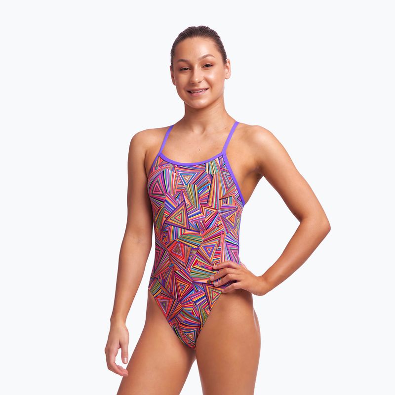 Strój pływacki jednoczęściowy dziecięcy Funkita Single Strap One Piece trihard 3