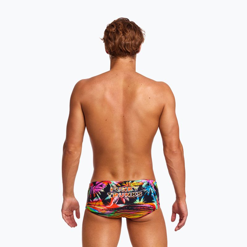 Bokserki pływackie męskie Funky Trunks Sidewinder Trunks sunset city 7