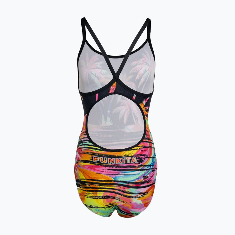 Strój pływacki jednoczęściowy damski Funkita Diamond Back One Piece sunset city 2