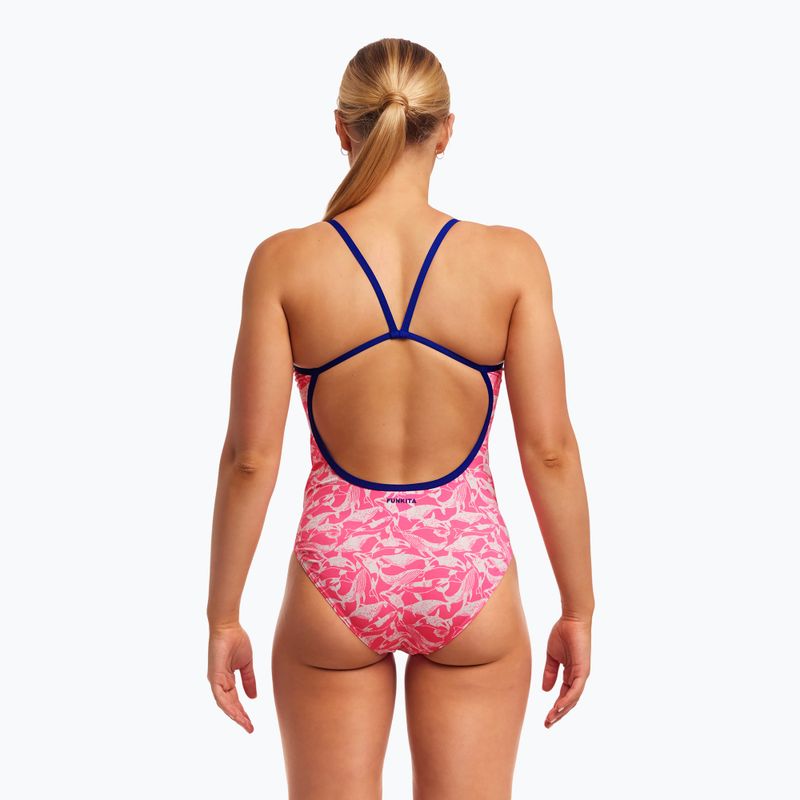 Strój pływacki jednoczęściowy damski Funkita Single Strap One Piece beached bae 4