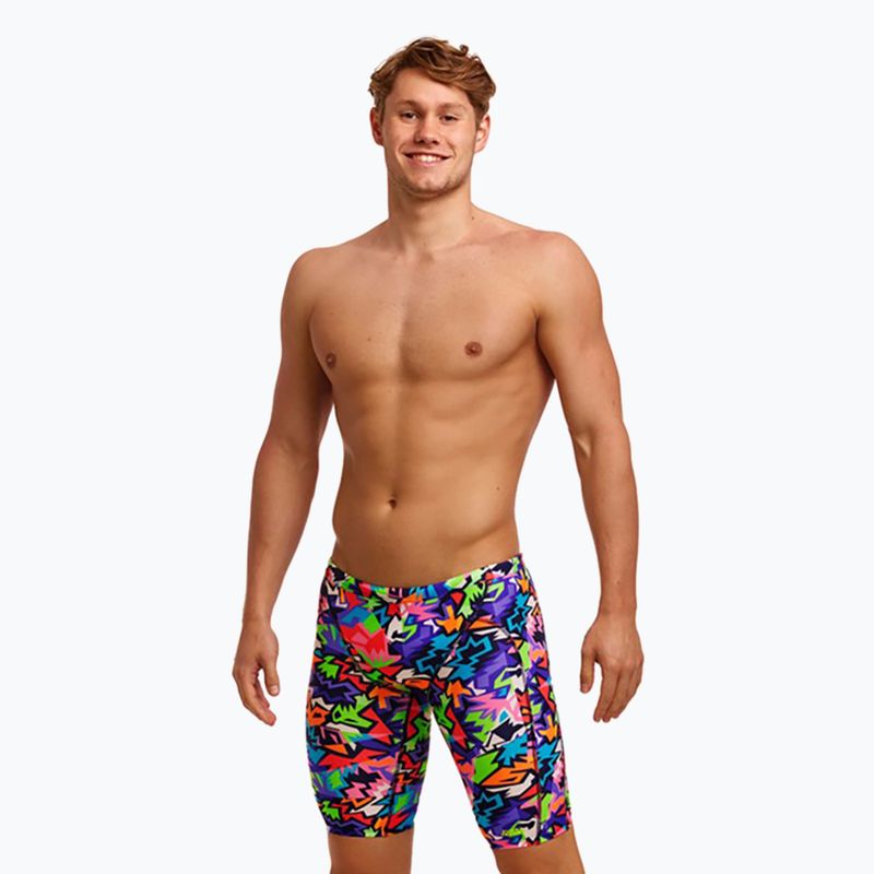 Jammery pływackie męskie Funky Trunks Training sharp edges 4