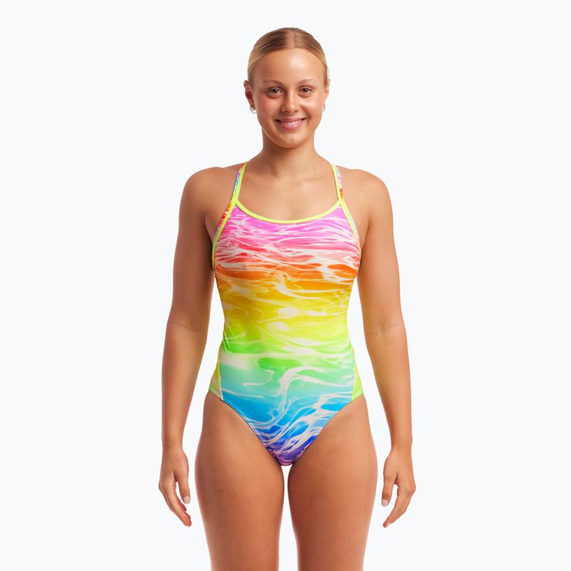 Strój pływacki jednoczęściowy damski Funkita Diamond Back One Piece lake acid 5