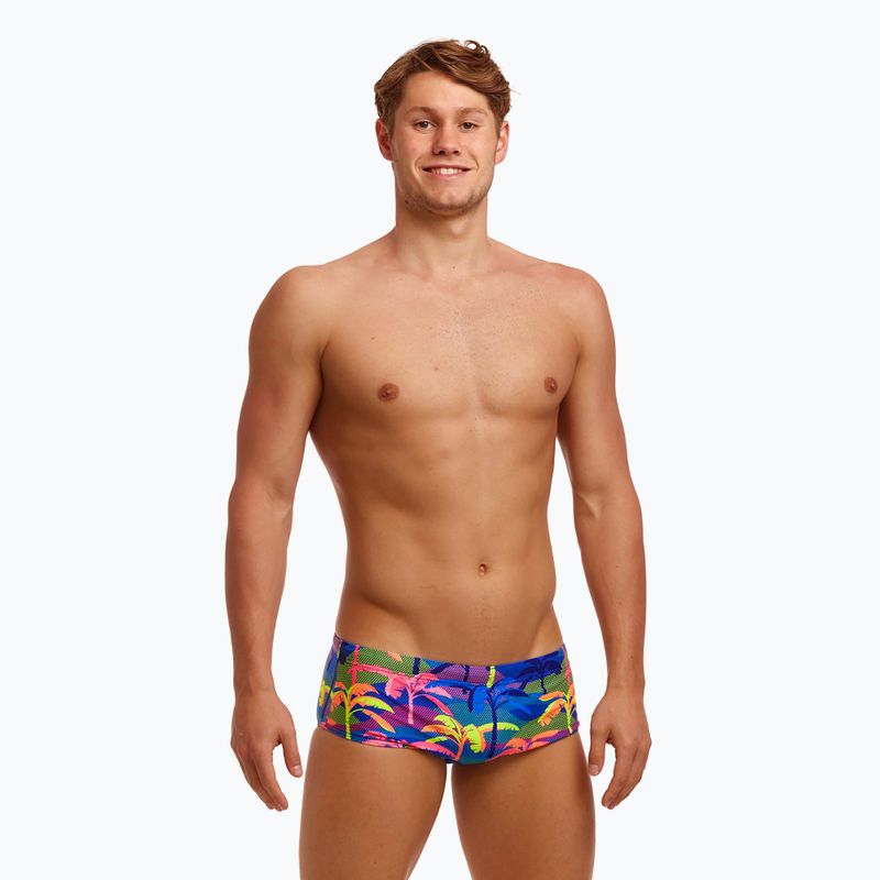 Bokserki pływackie męskie Funky Trunks Sidewinder Trunks palm a lot 7