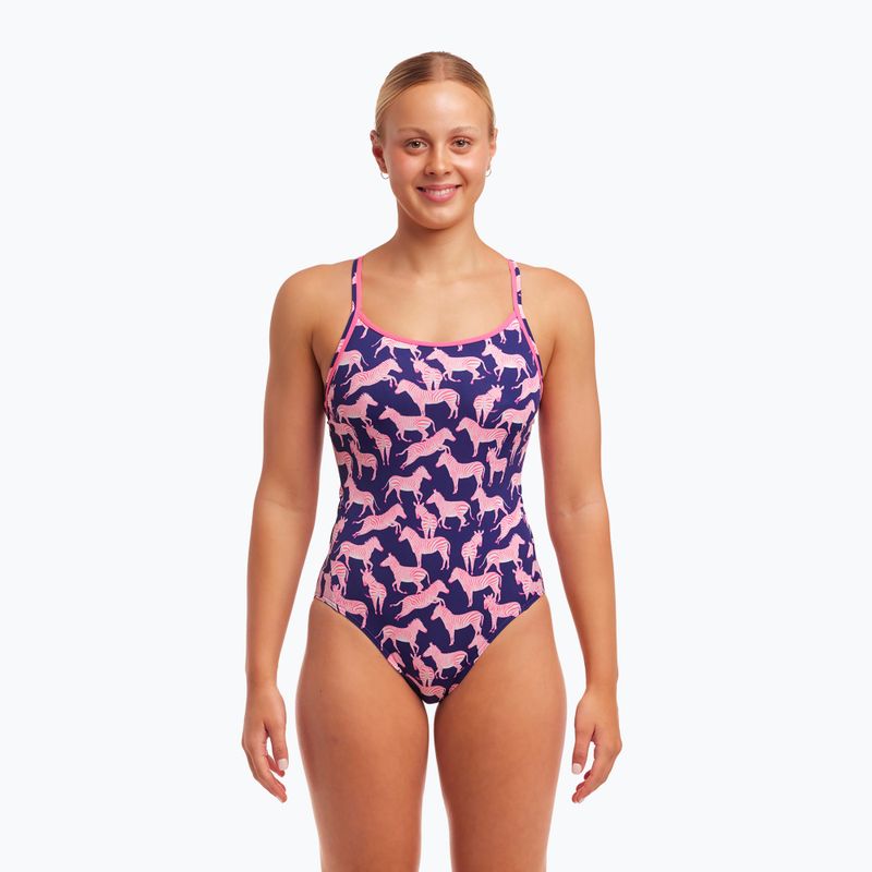 Strój pływacki jednoczęściowy damski Funkita Diamond Back One Piece sweet stripes 5