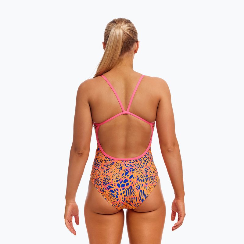 Strój pływacki jednoczęściowy damski Funkita Single Strap One Piece hide pride 3