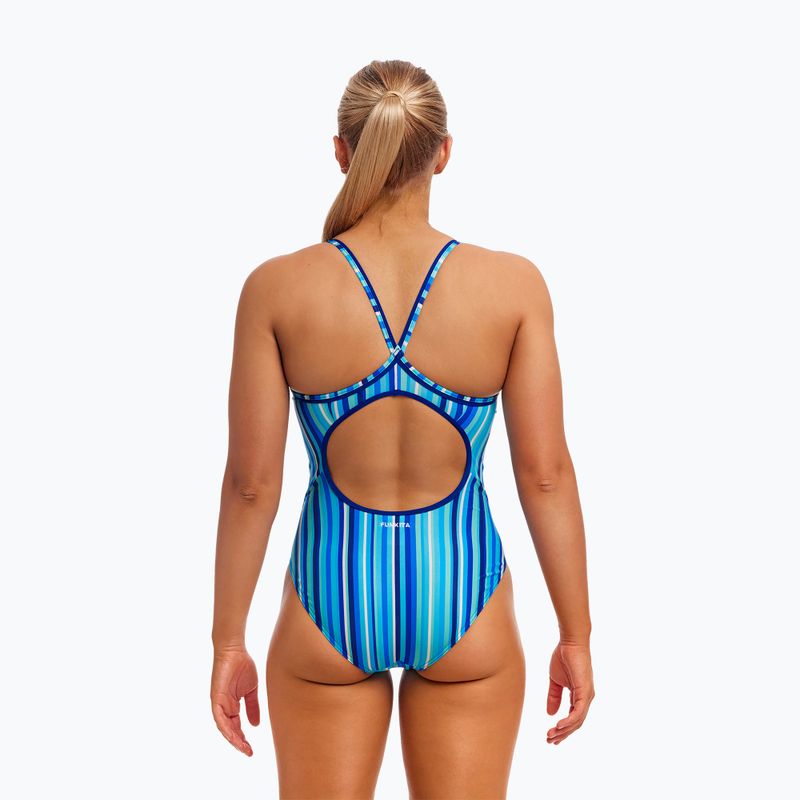 Strój pływacki jednoczęściowy damski Funkita Diamond Back One Piece lane lines 3