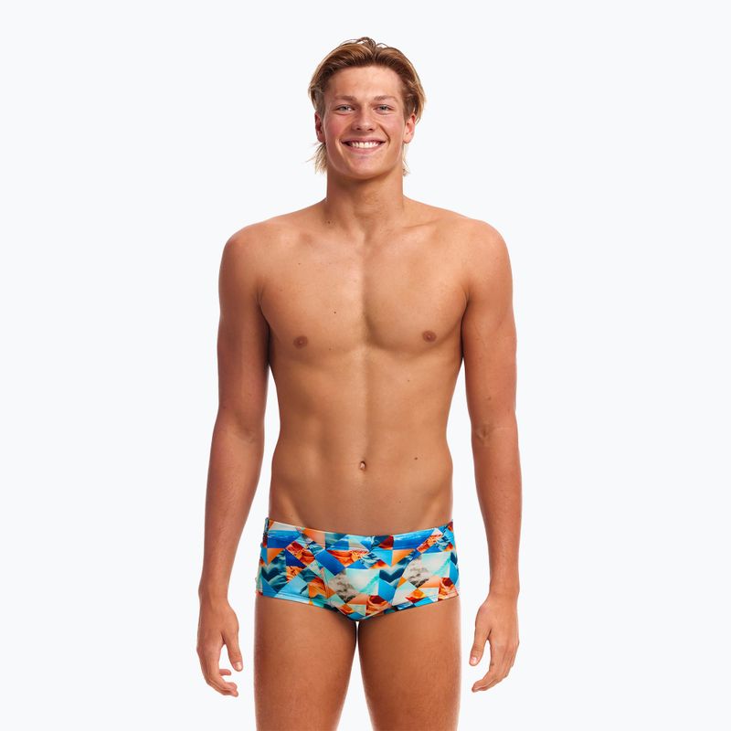 Bokserki pływackie męskie Funky Trunks Classic Trunks smashed wave 2