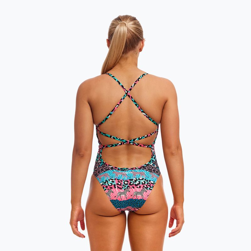 Strój pływacki jednoczęściowy damski Funkita Strapped In One Piece wild things 3