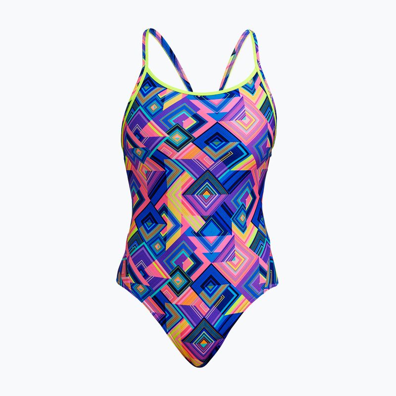 Strój pływacki jednoczęściowy damski Funkita Diamond Back One Piece be square