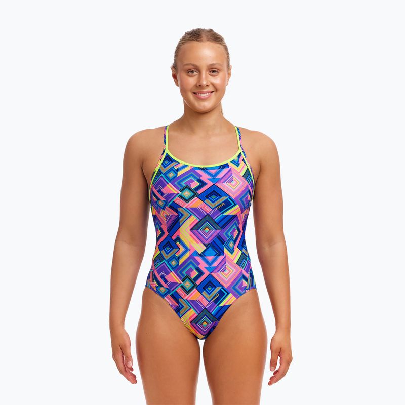 Strój pływacki jednoczęściowy damski Funkita Diamond Back One Piece be square 2