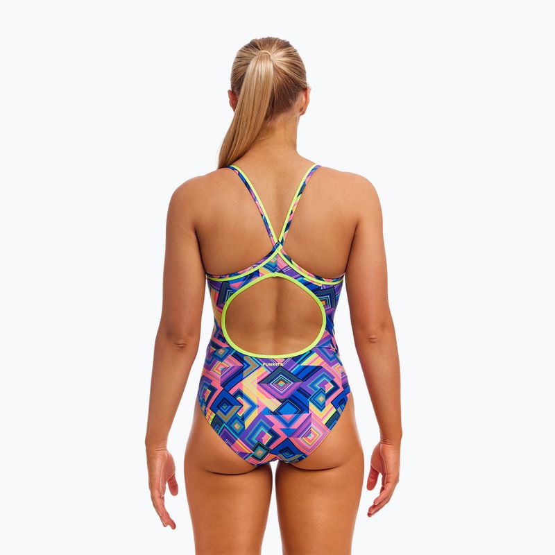 Strój pływacki jednoczęściowy damski Funkita Diamond Back One Piece be square 3