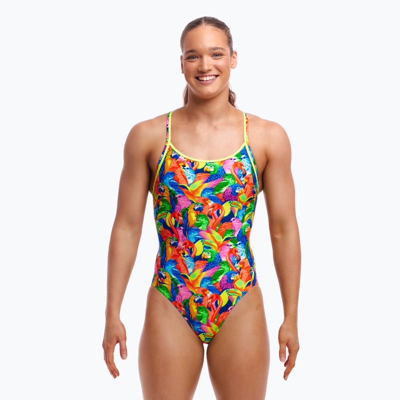 Strój pływacki jednoczęściowy damski Funkita Diamond Back One Piece bright birds 2