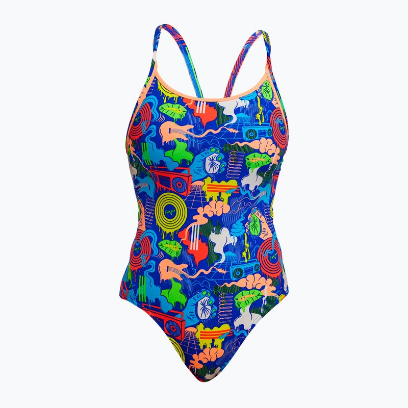 Strój pływacki jednoczęściowy damski Funkita Diamond Back One Piece blues baby