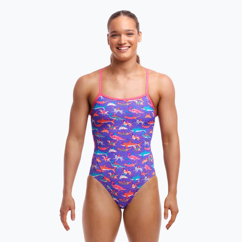 Strój pływacki jednoczęściowy damski Funkita Single Strap One Piece doggie paddle 2