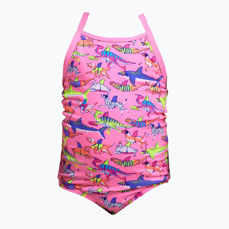 Strój pływacki jednoczęściowy dziecięcy Funkita Printed One Piece learner lane