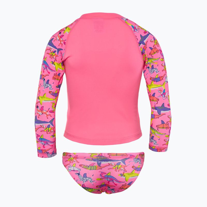 Longsleeve + majtki do pływania dziecięce Funkita Zippy Rashie & Brief learner lane 2