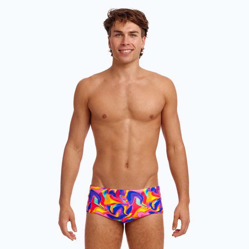 Bokserki pływackie męskie Funky Trunks Sidewinder Trunks summer swirl 2