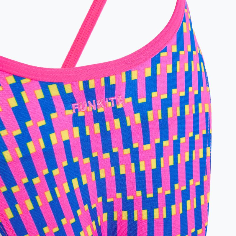 Strój pływacki jednoczęściowy damski Funkita High Leg One Piece daily steps 3