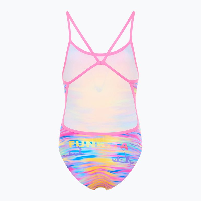 Strój pływacki jednoczęściowy dziecięcy Funkita Single Strap One Piece darkinjung sunset 2