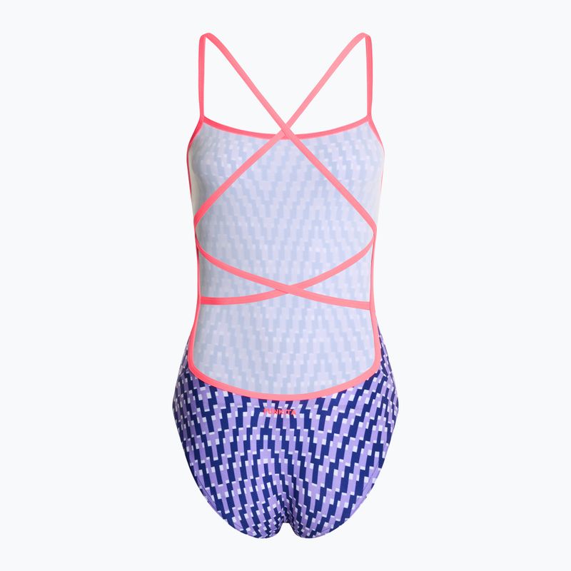 Strój pływacki jednoczęściowy damski Funkita Strapped In One Piece future dusk 2