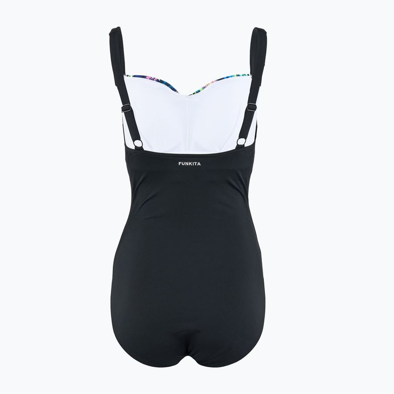 Strój pływacki jednoczęściowy damski Funkita Ruched One Piece midnight meadow 2