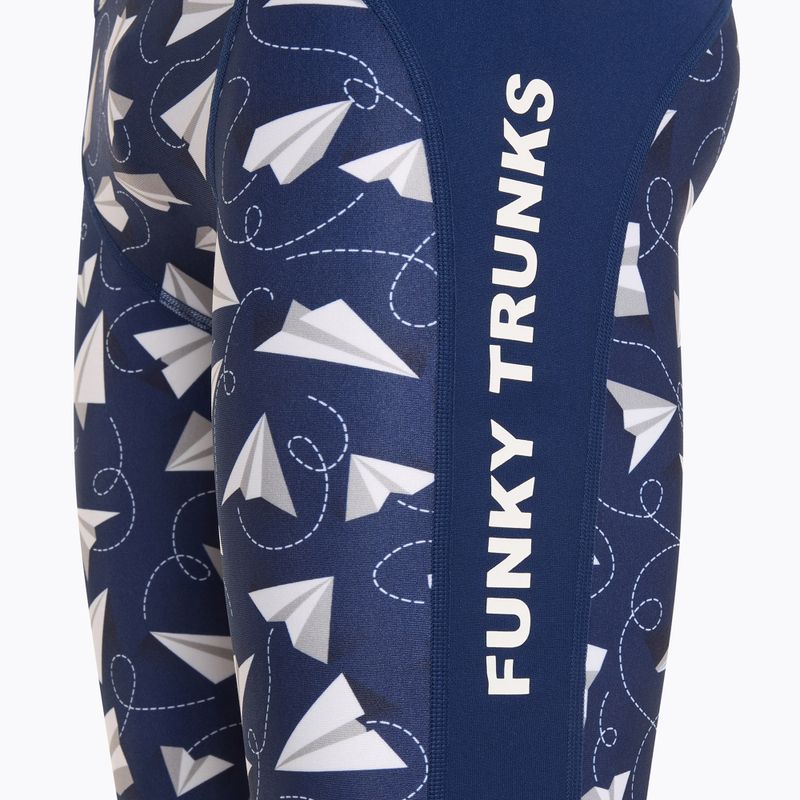 Jammery pływackie męskie Funky Trunks Training Jammers paper plain 3