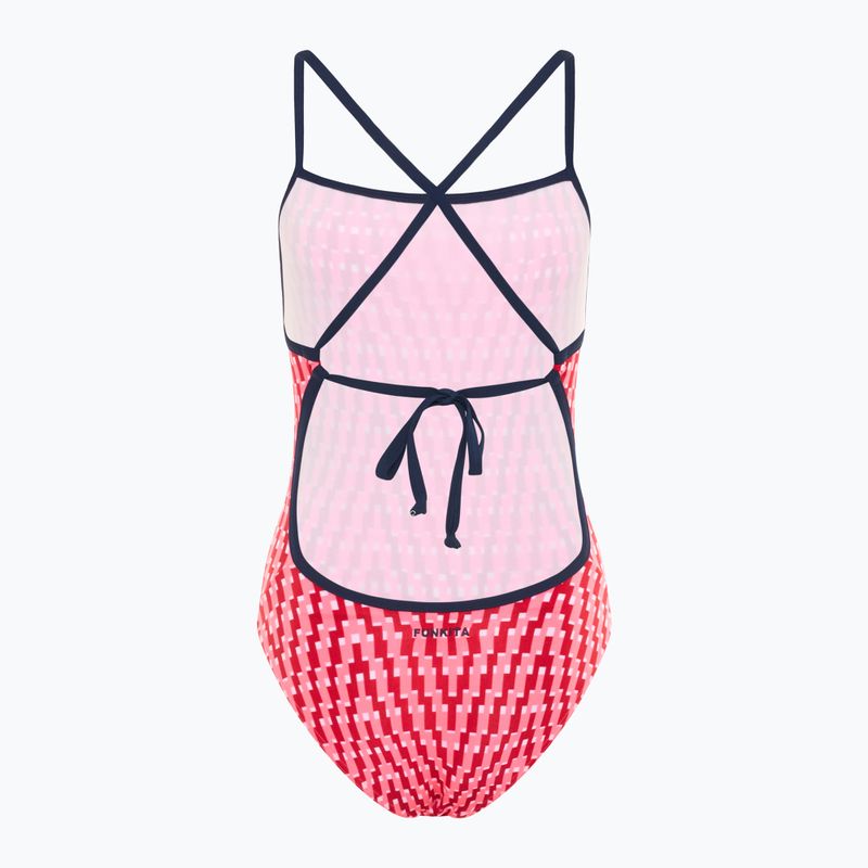Strój pływacki jednoczęściowy damski Funkita Tie Me Tight One Piece red 2