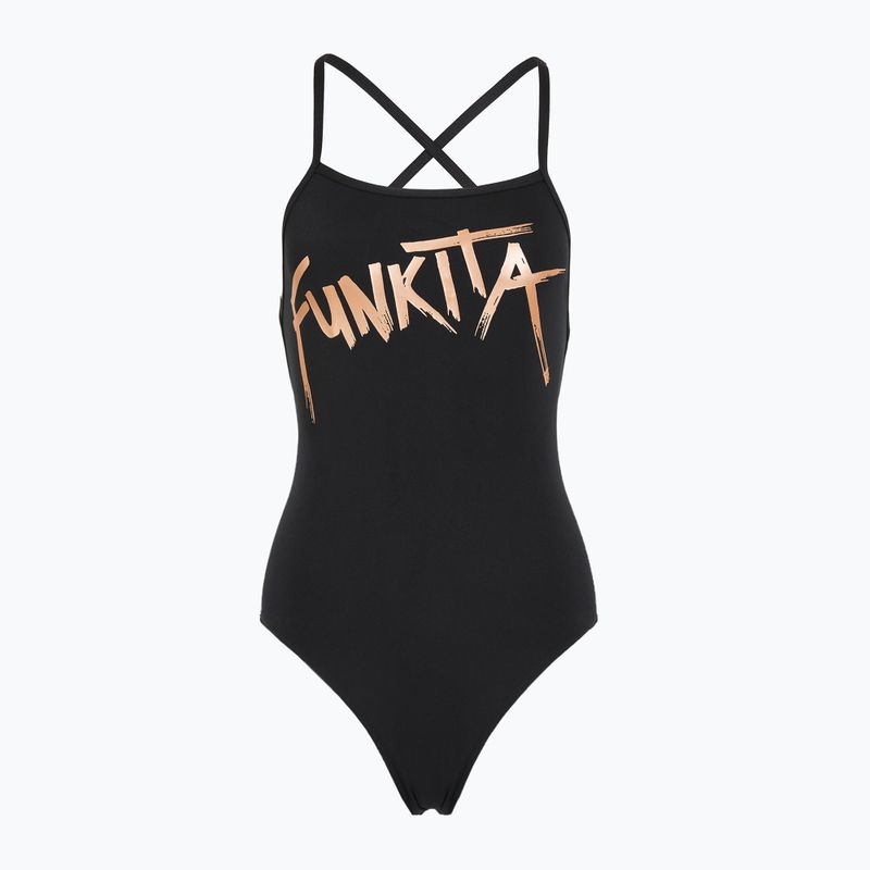 Strój pływacki jednoczęściowy damski Funkita Strapped In One Piece bronzed