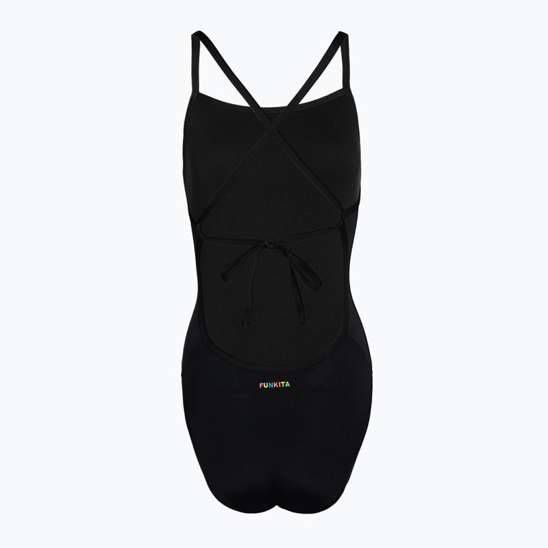 Strój pływacki jednoczęściowy damski Funkita Tie Me Tight One Piece still black FKS036L 2