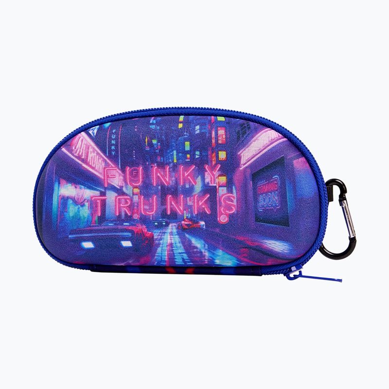 Etui na okulary pływackie Funky Trunks Case Closed Goggle cyber city