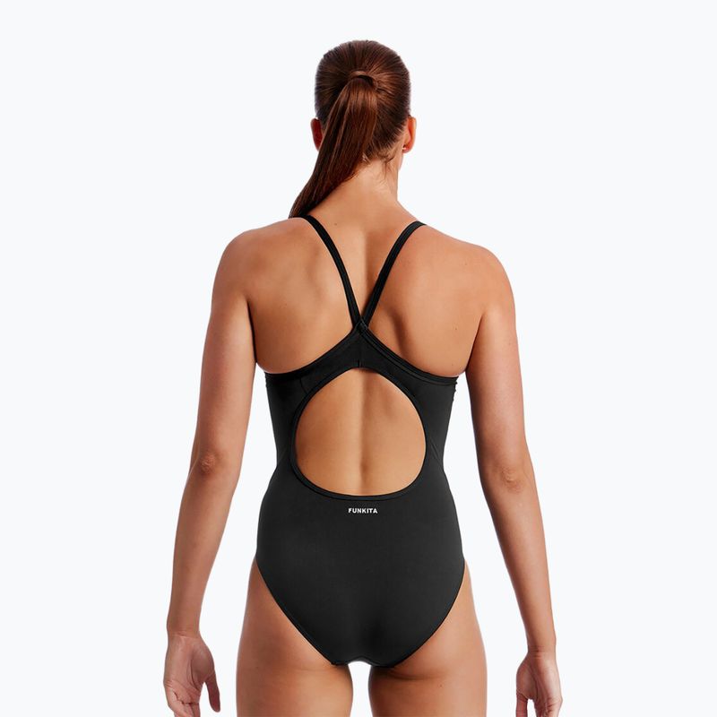 Strój pływacki jednoczęściowy damski Funkita Diamond Back One Piece still black 2