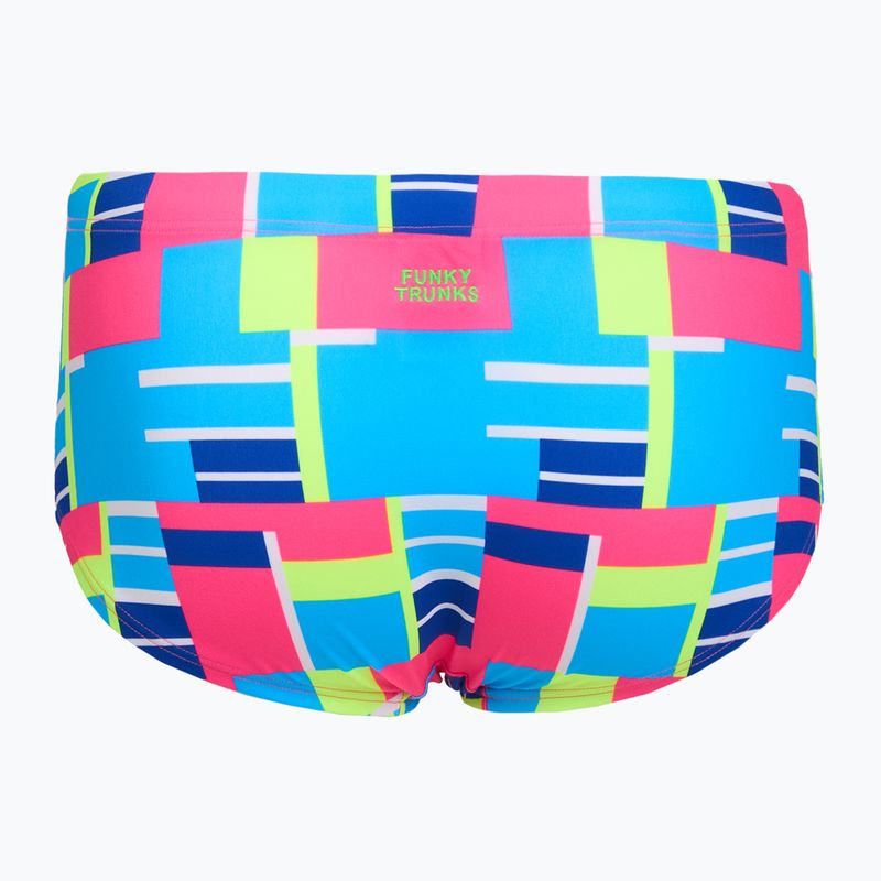 Bokserki pływackie męskie Funky Trunks Classic Trunks blok tok 2