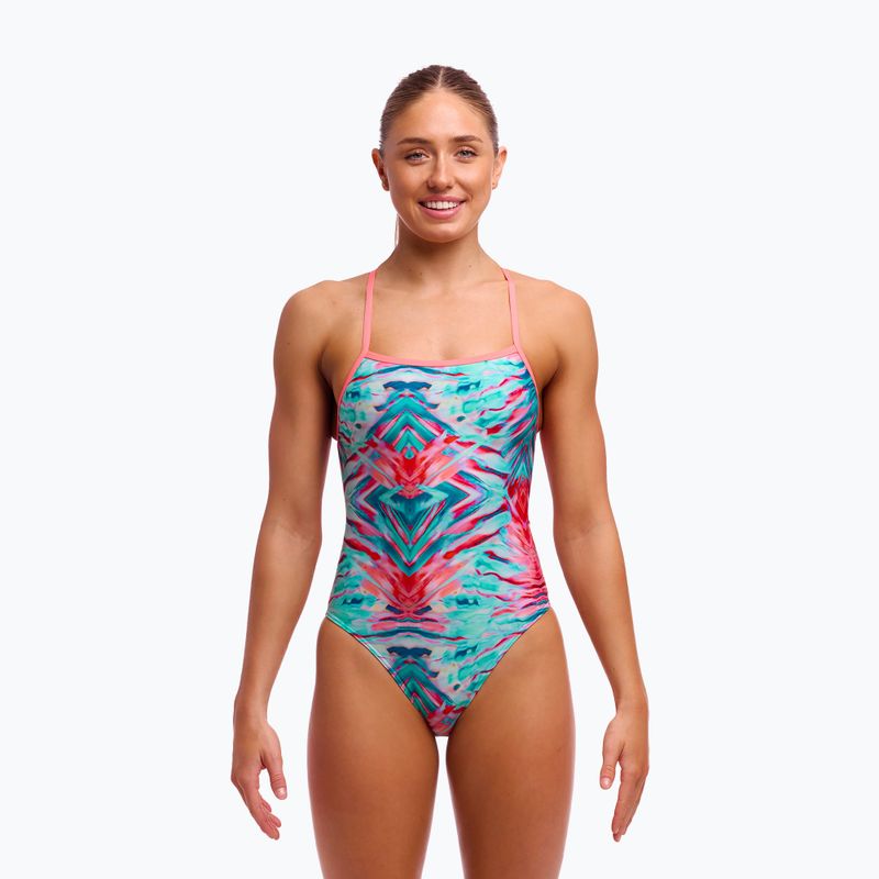 Strój pływacki jednoczęściowy damski Funkita Strapped In One Piece ripple reflect 2
