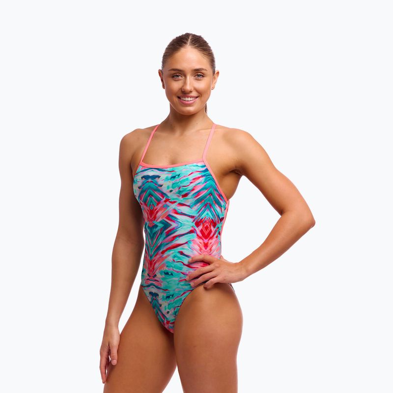 Strój pływacki jednoczęściowy damski Funkita Strapped In One Piece ripple reflect 4