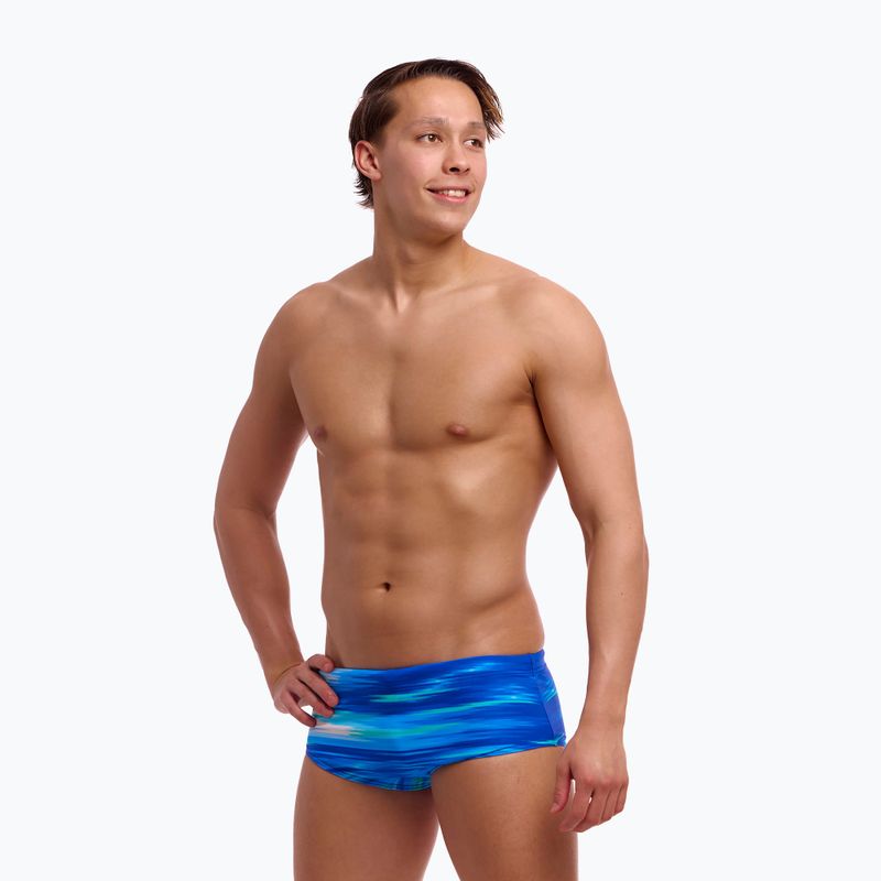 Bokserki pływackie męskie Funky Trunks Sidewinder Trunks sea breeze 4