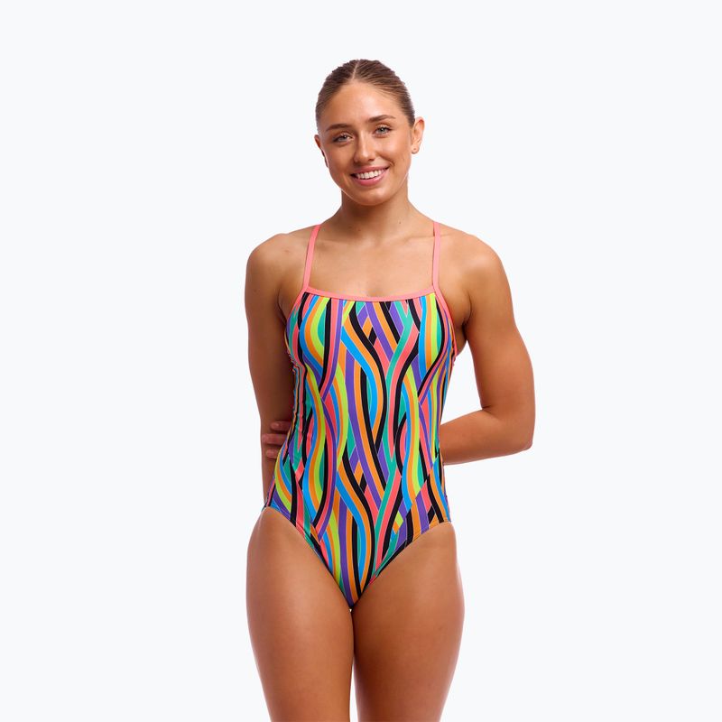 Strój pływacki jednoczęściowy damski Funkita Single Strap One Piece curl curl 4