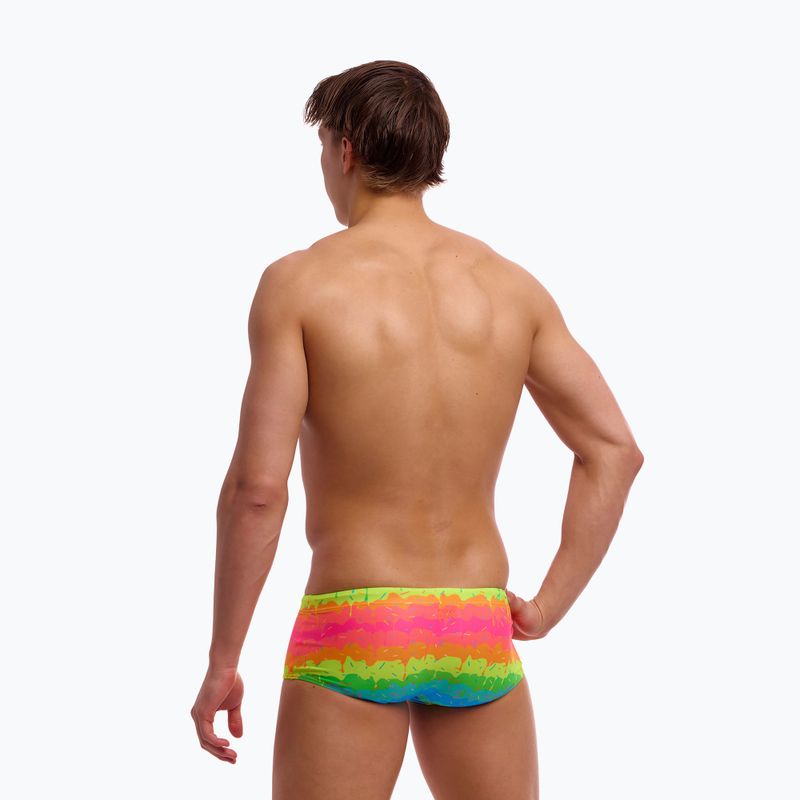 Bokserki pływackie męskie Funky Trunks Sidewinder Trunks melting mayhem 3