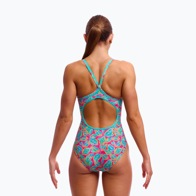 Strój pływacki jednoczęściowy damski Funkita Diamond Back One Piece planted pink 2