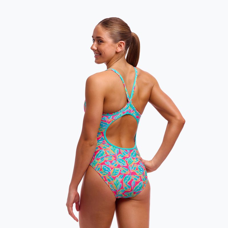 Strój pływacki jednoczęściowy damski Funkita Diamond Back One Piece planted pink 4