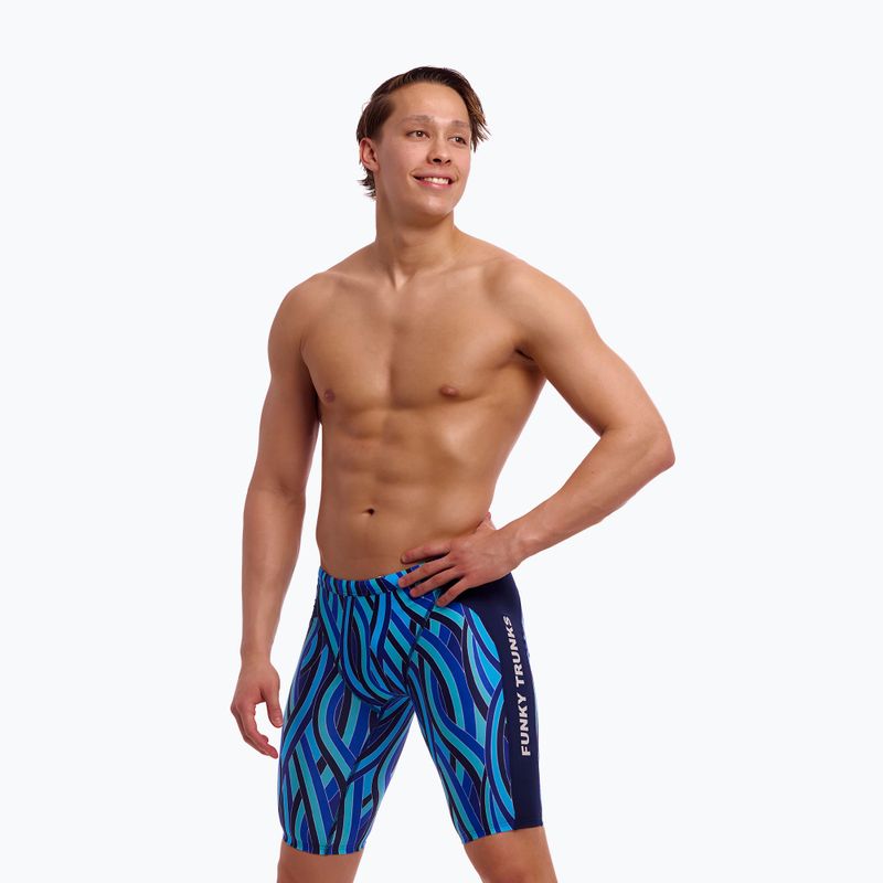 Jammery pływackie męskie Funky Trunks Training Jammers snork city 4