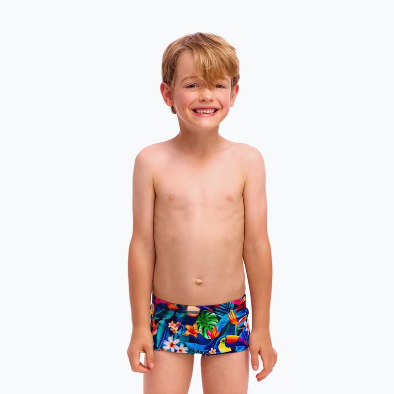 Bokserki pływackie dziecięce Funky Trunks Printed Trunks birdie wordie 2