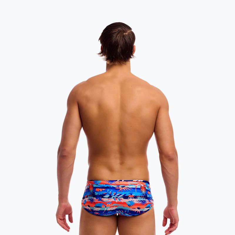 Bokserki pływackie męskie Funky Trunks Sidewinder Trunks forever fossil 3