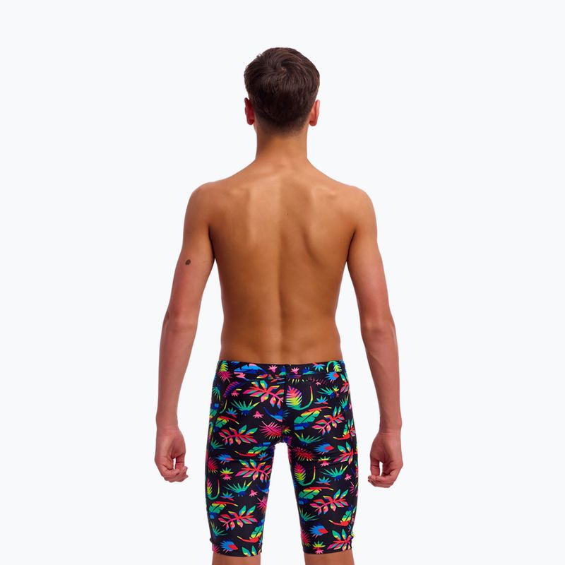 Jammery pływackie dziecięce Funky Trunks Training Jammers lost leaf 3