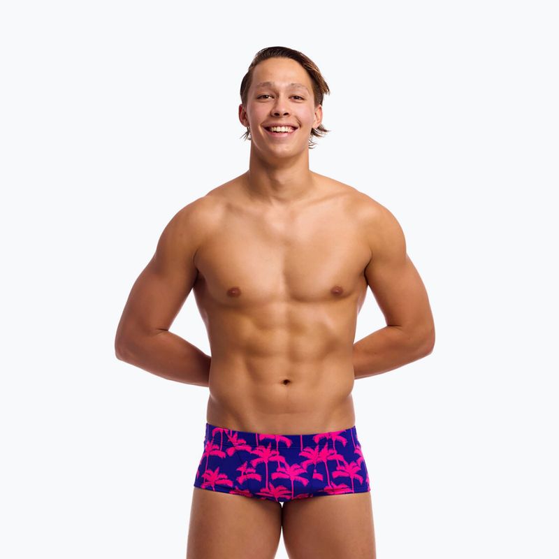 Bokserki pływackie męskie Funky Trunks Classic Trunks pinky palms 2