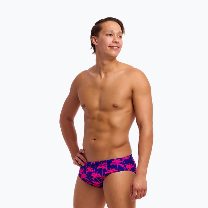 Slipy pływackie męskie Funky Trunks Classic Brief pinky palms 2