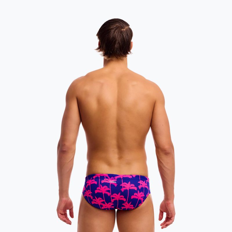 Slipy pływackie męskie Funky Trunks Classic Brief pinky palms 3