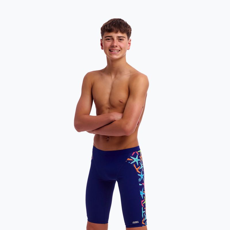 Jammery pływackie dziecięce Funky Trunks Training Jammers starry night 2